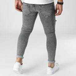Nouveau 🌟 Jean Skinny B6489 Gris de 2Y Premium 💯 -2Y Premium Soldes 2y premium 327378 B6489 GREY 20220708T113432 04