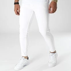 Meilleure affaire 🌟 Jean Skinny B7285 Blanc de 2Y Premium 😍