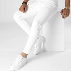 Meilleure affaire 🌟 Jean Skinny B7285 Blanc de 2Y Premium 😍 -2Y Premium Soldes 2y premium 327380 B7285 WHITE 20220708T113444 03