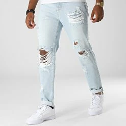 Meilleur prix ❤️ Jean Slim AT8213 Bleu Wash de 2Y Premium 🛒