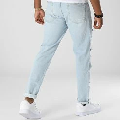 Meilleur prix ❤️ Jean Slim AT8213 Bleu Wash de 2Y Premium 🛒 -2Y Premium Soldes 2y premium 331088 AT8213 BLUE 20220810T153855 04