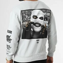 Promo 🔔 Sweat Crewneck GK-1043 Gris de 2Y Premium 🔔