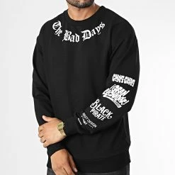 Nouveau 👍 Sweat Crewneck GK-1043 Noir de 2Y Premium 🎉 -2Y Premium Soldes 2y premium 335106 GK 1043 SIYAH 20220901T151624 03