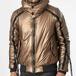 Sortie 🎉 Veste Capuche A Bandes MNT-10022 Marron de 2Y Premium 💯 -2Y Premium Soldes 2y premium 335116 MNT 10022 COPPER 20220905T161707 03