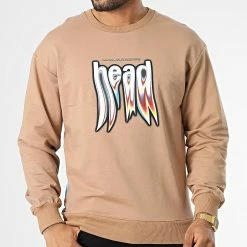 Grosses soldes ❤️ Sweat Crewneck GK-1092 Marron de 2Y Premium 🛒 -2Y Premium Soldes 2y premium 335131 GK 1092 TABA 20220831T161253 03