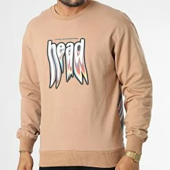 Grosses soldes ❤️ Sweat Crewneck GK-1092 Marron de 2Y Premium 🛒 -2Y Premium Soldes 2y premium 335131 GK 1092 TABA 20220831T161255 04