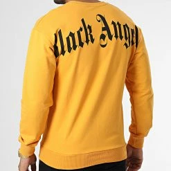Meilleure vente ❤️ Sweat Crewneck GK-1008 Jaune de 2Y Premium 🔥