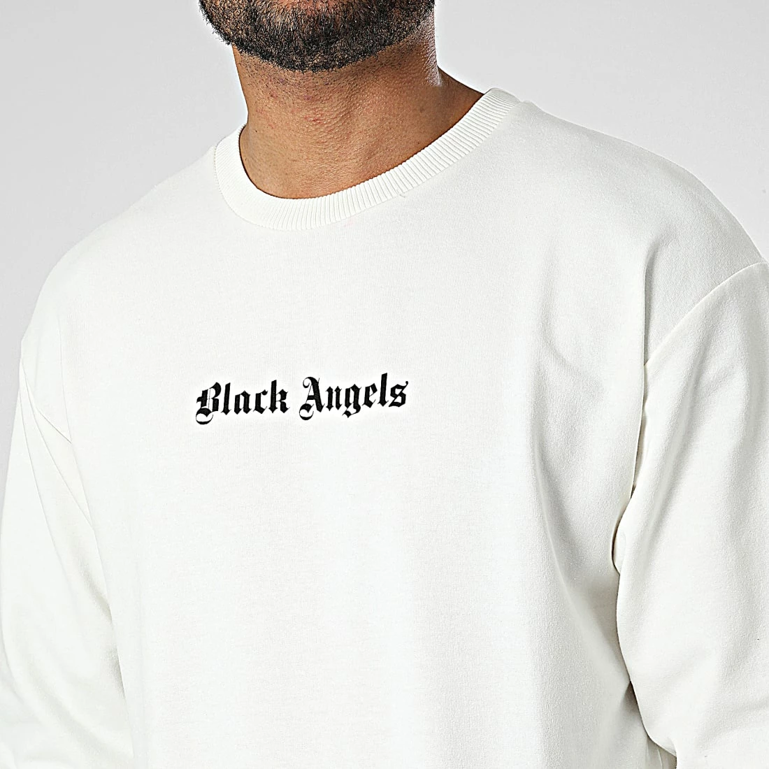 Meilleure affaire 🥰 Sweat Crewneck GK-1008 Blanc de 2Y Premium 🎉 4 Meilleure affaire 🥰 Sweat Crewneck GK-1008 Blanc de 2Y Premium 🎉 – Image 2