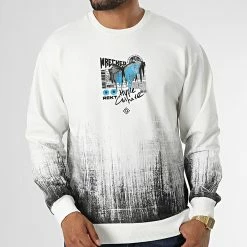 Promo 😍 Sweat Crewneck GK-1084 Blanc de 2Y Premium 🎁 -2Y Premium Soldes 2y premium 335139 GK 1084 EKRU 20220902T161013 03