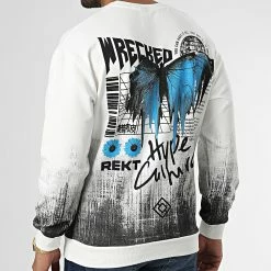 Promo 😍 Sweat Crewneck GK-1084 Blanc de 2Y Premium 🎁 -2Y Premium Soldes 2y premium 335139 GK 1084 EKRU 20220902T161015 04