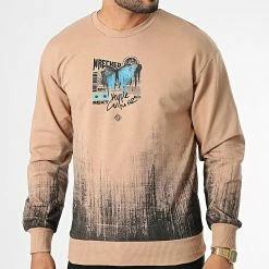 Promo 🎁 Sweat Crewneck GK-1084 Marron de 2Y Premium 🔔 9 Promo 🎁 Sweat Crewneck GK-1084 Marron de 2Y Premium 🔔 -2Y Premium Soldes 2y premium 335140 GK 1084 TABA 20220831T161311 04