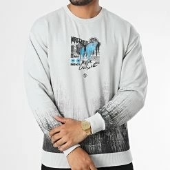 Remise 🧨 Sweat Crewneck GK-1084 Gris de 2Y Premium 🔔 -2Y Premium Soldes 2y premium 335142 GK 1084 GREY 20220831T160947 03