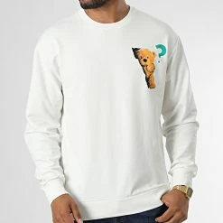 Meilleure vente 🔔 Sweat Crewneck GK-1012 Blanc de 2Y Premium 🌟 -2Y Premium Soldes 2y premium 335163 GK 1012 EKRU 20220902T161141 03