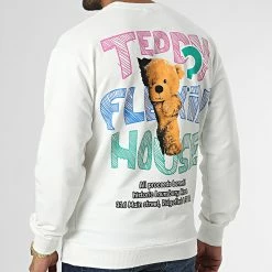 Meilleure vente 🔔 Sweat Crewneck GK-1012 Blanc de 2Y Premium 🌟 -2Y Premium Soldes 2y premium 335163 GK 1012 EKRU 20220902T161142 04