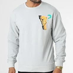 Remise 😀 Sweat Crewneck GK-1012 Gris de 2Y Premium 🎁 -2Y Premium Soldes 2y premium 335166 GK 1012 BGRI 20220831T160842 04