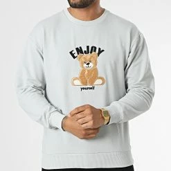 Top 10 😉 Sweat Crewneck GK-1053 Gris de 2Y Premium 💯 -2Y Premium Soldes 2y premium 335170 GK 1053 GREY 20220831T161004 03