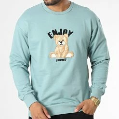 Promo ⌛ Sweat Crewneck GK-1053 Vert de 2Y Premium ❤️ -2Y Premium Soldes 2y premium 335171 GK 1053 CAGLA 20220831T161326 03