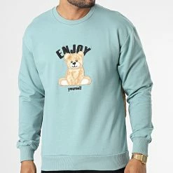 Promo ⌛ Sweat Crewneck GK-1053 Vert de 2Y Premium ❤️ -2Y Premium Soldes 2y premium 335171 GK 1053 CAGLA 20220831T161327 04