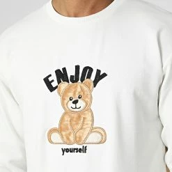 Top 10 ⭐ Sweat Crewneck GK-1053 Blanc de 2Y Premium 🔥 -2Y Premium Soldes 2y premium 335173 GK 1053 EKRU 20220902T161051 02