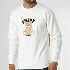 Top 10 ⭐ Sweat Crewneck GK-1053 Blanc de 2Y Premium 🔥 -2Y Premium Soldes 2y premium 335173 GK 1053 EKRU 20220902T161052 03