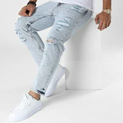 Offres 🤩 Jean Relaxed Fit B7296 Bleu Wash de 2Y Premium ⌛ -2Y Premium Soldes 2y premium 336885 B7296 BLUE 20220919T161007 03