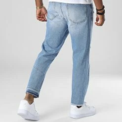 Top 10 ❤️ Jean Relaxed Fit B7299 Bleu Wash de 2Y Premium 💯 -2Y Premium Soldes 2y premium 336888 B7299 BLUE 20220915T154642 04