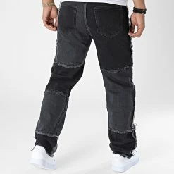 Offres 😍 Jean Relaxed Fit B7347 Noir de 2Y Premium ✔️ -2Y Premium Soldes 2y premium 336889 B7347 BLACK 20220919T161232 04