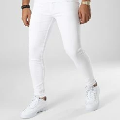 Grosses soldes 🛒 Jean Skinny B7407 Blanc de 2Y Premium 😀