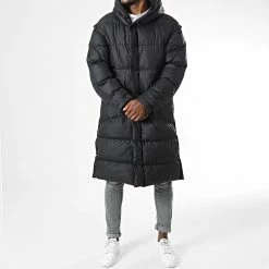 Vente flash 👍 Doudoune Longue Capuche MNT-10031 Noir de 2Y Premium 😍 -2Y Premium Soldes 2y premium 339035 MNT 10031 BLACK 20220927T152107 03