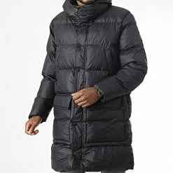 Remise 🤩 Doudoune Capuche MNT-10020 Noir de 2Y Premium ✔️