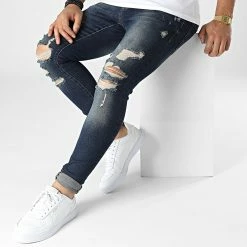 De gros ⌛ Jean Slim B7412 Bleu Denim de 2Y Premium 👍 -2Y Premium Soldes 2y premium 339084 B7412 BLUE 20221010T160536 03