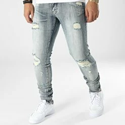 Nouveau 😀 Jean Slim B7361 Bleu Wash de 2Y Premium 😍