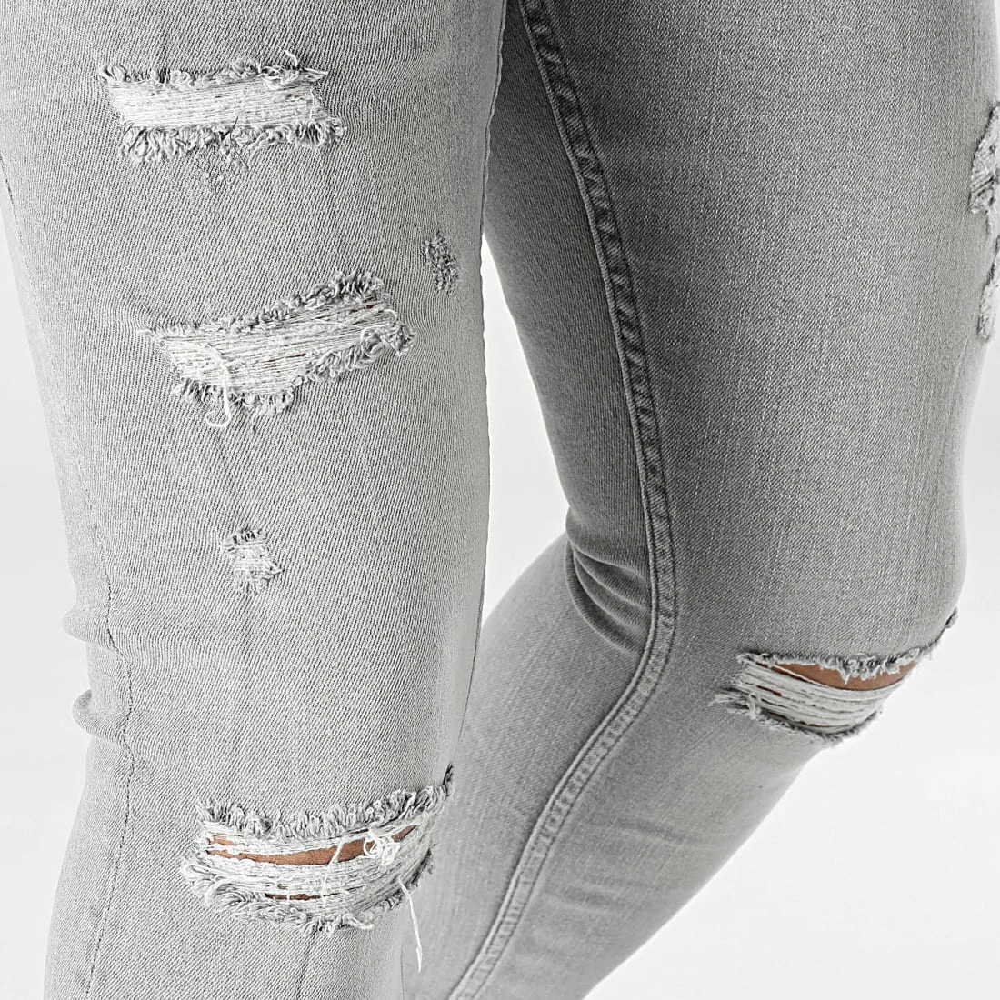 Vente flash ❤️ Jean Slim B6358 Gris de 2Y Premium 😀 4 Vente flash ❤️ Jean Slim B6358 Gris de 2Y Premium 😀 – Image 2