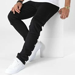De gros 🔔 Jean Cargo B7369 Noir de 2Y Premium ⭐ -2Y Premium Soldes 2y premium 339094 B7369 BLACK 20221010T152705 03
