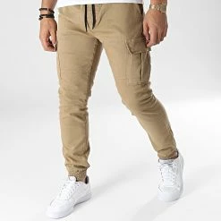Meilleure vente 👏 Pantalon Cargo ES3018 Beige de 2Y Premium 😍