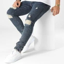 Meilleure affaire 🎁 Jean Slim B7380 Bleu Brut de 2Y Premium 🥰 -2Y Premium Soldes 2y premium 345342 B7380 1 BLUE 20221031T161647 03