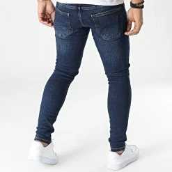 Promo 🧨 Jean Slim B7453 Bleu Brut de 2Y Premium ❤️ -2Y Premium Soldes 2y premium 345354 B7459 BLUE 20221108T144451 04