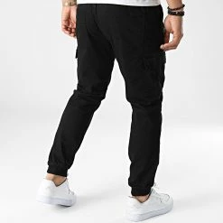 Offres 🛒 Pantalon Cargo ES3018 Noir de 2Y Premium 🥰 -2Y Premium Soldes 2y premium 345363 ES3018 BLACK 20221108T152048 04