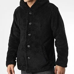 Coupon 🎉 Veste Capuche Fourrure NR-K1009 Noir de 2Y Premium 👏