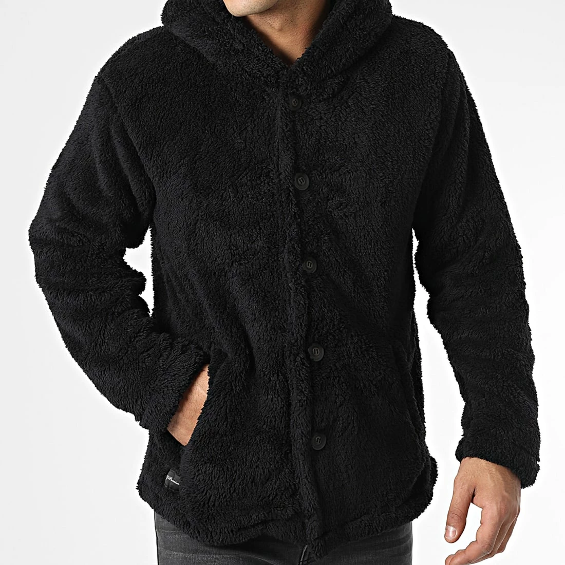 Coupon 🎉 Veste Capuche Fourrure NR-K1009 Noir de 2Y Premium 👏 5 Coupon 🎉 Veste Capuche Fourrure NR-K1009 Noir de 2Y Premium 👏 – Image 3