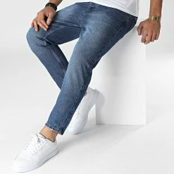 Promo 🔥 Jean Relaxed Fit B7439 Bleu Brut de 2Y Premium 👏 -2Y Premium Soldes 2y premium 345437 B7439 BLUE 20221108T135952 03