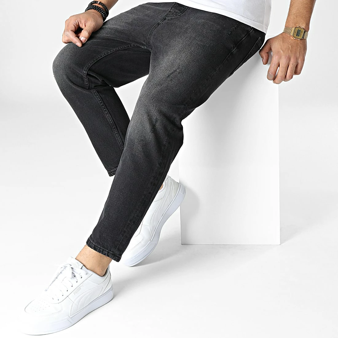 Meilleure vente 💯 Jean Relexad Fit B7578 Noir de 2Y Premium 🎉 5 Meilleure vente 💯 Jean Relexad Fit B7578 Noir de 2Y Premium 🎉 – Image 3