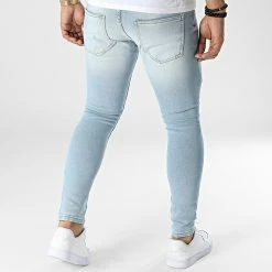 Promo 😀 Jean Slim B7382 Bleu Wash de 2Y Premium 🧨 -2Y Premium Soldes 2y premium 345449 B7382 BLUE 20221108T143758 04